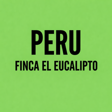 Load image into Gallery viewer, Peru Finca El Eucalipto single-origin coffee bag — washed Bourbon Arabica from Cajamarca, Peru with blueberry, lemon and peach tasting notes